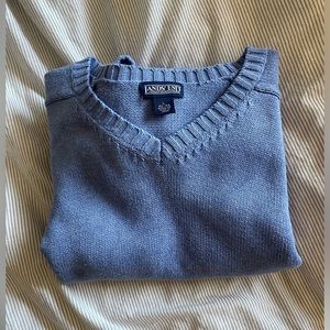 vintage lands’ end periwinkle blue sweater